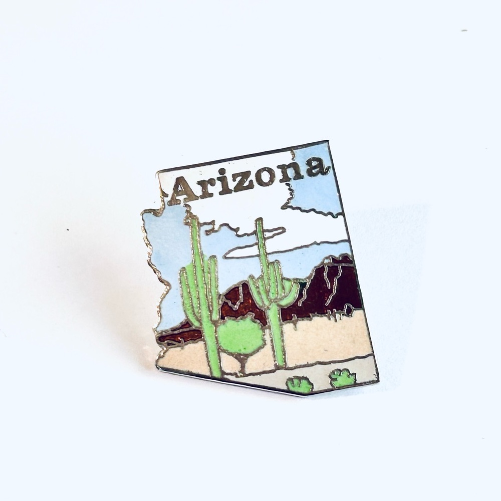 Vintage Arizona State Enamel Pin